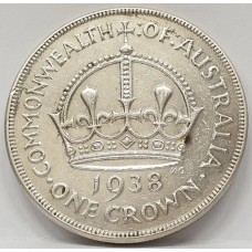 AUSTRALIA 1938 . CROWN . LUSTRE . HIGH GRADE